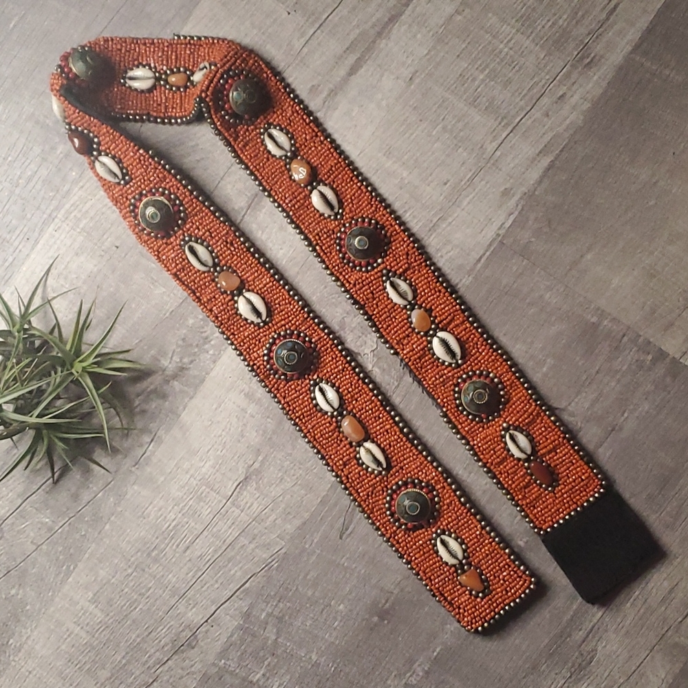 Gorgeous beaded sash / belt